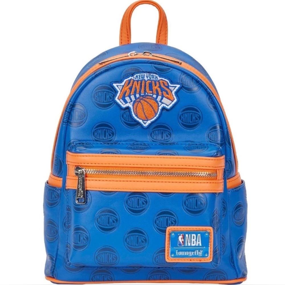 Loungefly x NBA New York Knicks Debossed Logo Mini Backpack NWT (WP181)